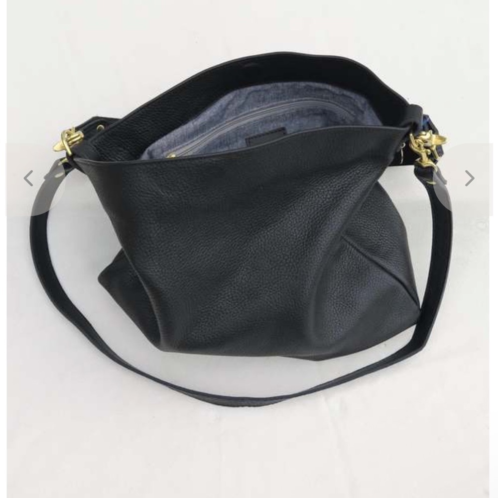 Clare V Veronique Bag in Toledo Pebble Black - Picture 3 of 5